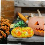 2St Kürbishandwerk Kürbis-Tischdekoration Kürbis im Herbst herbsternte kürbisdekor Halloween Dekoration Herbst Dekoration bastelset Tischdekoration für Zuhause Glasverzierung