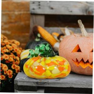 2St Kürbishandwerk Kürbis-Tischdekoration Kürbis im Herbst herbsternte kürbisdekor Halloween Dekoration Herbst Dekoration bastelset Tischdekoration für Zuhause Glasverzierung
