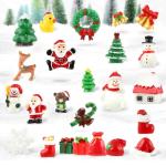 24 x kerstfiguren, kerstversiering, kleine figuren, kerstboomversiering, kerstdecoratie voor adventskalender