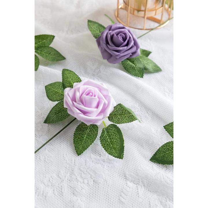 25 stuks echt uitziende nep roos hoofd, nepbloemen Realfor DIY bruiloft boeketten Centerpieces arrangementen Party Home Decoraties, Freecombination2