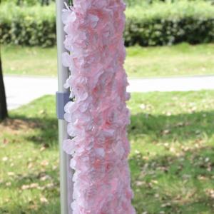 Simulation Rosa Hintergrund Rosenwand, Hochzeit Kunststoff Blumenreihe Rasen Künstliche Bildwand Hochzeitsdekoration Für Kulissen Hochzeit Wanddekoration Herzstück Dekoration Ar