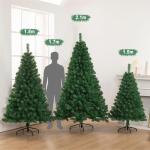Weihnachtsbäume Künstlicher Weihnachtsbaum, Grüner Weihnachtsbaum Mit Ständer for Drinnen Und Draußen, Urlaubsdekoration Weihnachtsbaum Künstlich(1.8m)