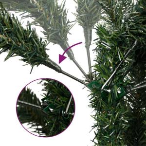 Home Garden,Künstlicher aufklappbarer Weihnachtsbaum mit Zapfen und Beeren, 150 cm