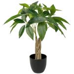 45 cm kunstplant Pachira Aquatica gelukskastanje bonsai in pot, decoratieve plant, kamerplant voor badkamer, eetkamer, woonkamer decoratie