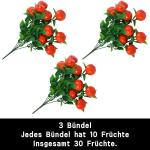 , 30 stuks, , voor buiten, zoals echte planten, weerbestendig, kunstdecoratie, plastic, voor balkon, tuin, balkonbak, buiten, binnen, 1307