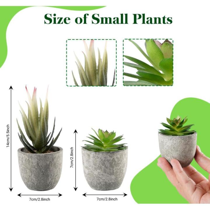 4 stuks , mini-kunstplant als echte eucalyptus, rozemarijn, vetplanten, voor tafeldecoratie keuken, huis, balkon, kantoor, bureau, binnendecoratie