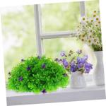 3St Dekorative Grasbälle für den Garten Eucalyptus Decoration Künstliche Pflanzenkugel Topiary-Kugeln hängen Simulation von Pflanzenkugeln Hausversorgung Partygeschenk Plastik