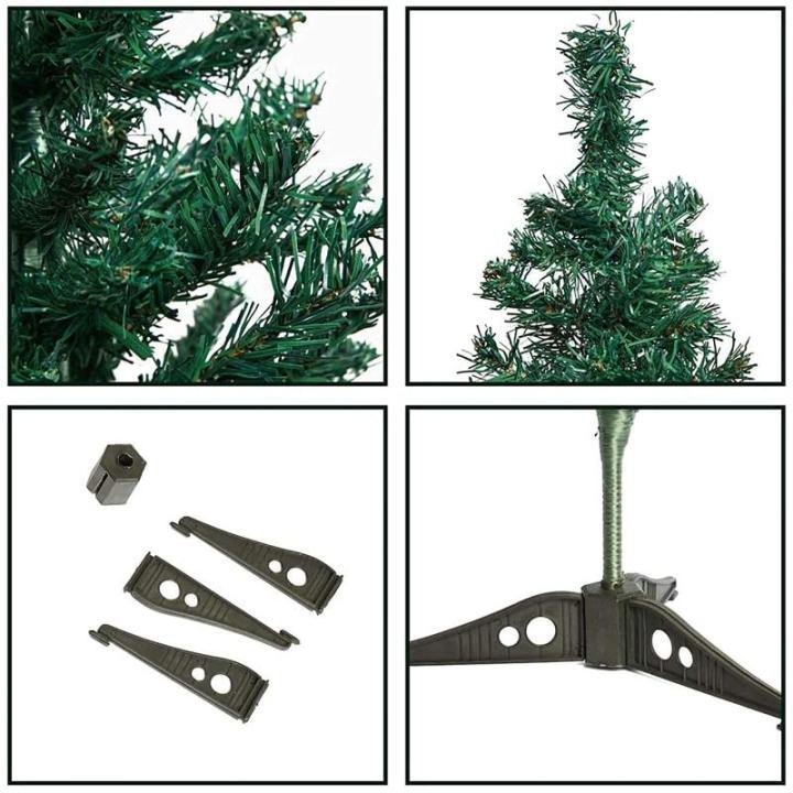 künstliche Mini-Kiefer mit kunststoffständer für schaufenster, büro, kinderzimmer, urlaubsdekoration, Kleiner Weihnachtsbaum, der Neue