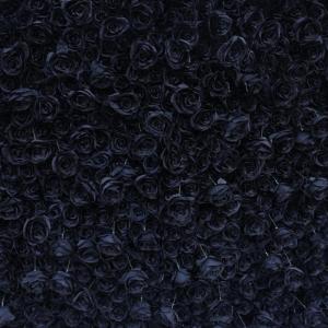 Schwarze Simulations-Rosenwand-Hintergrundwand, Hochdichte 5D-Stoffbasis-Simulations-Blumenwand, Outdoor-Event-Dekoration Für Fotohintergrund Home-Party-Hochzeits-Hintergrund(2.1*