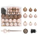Künstlicher Weihnachtsbaum Beleuchtung Kunstbaum Weihnachten Christbaum Tannenbaum Künstlicher Weihnachtsbaum mit Ständer für Weihnachten DekorationKugeln L 240 cm Grün