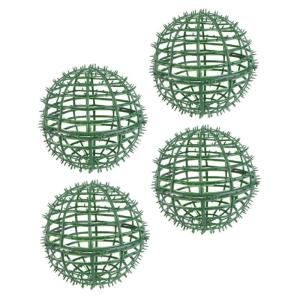 8 STK Blumenarrangement Kugeln Regalpflanzen Plumeria-Pflanzen Kugelkäfig Aus Buchsbaum Topiary-Rahmen Anlage Topiary-kugelkäfig Formgehölz Mooskugelkäfig Gestell Ball Plastik