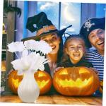 8st Augenblumenarrangement Dekoration Augäpfel Halloween- Alien Aufblasbar Coole Sachen Für Dein Diffusor Fälschung Gefälschte Pflanzen Weinreben-dekor Polyester Weiß