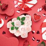 Kunstbloemen, roze rozen, 30 stuks, 8 cm, boeket, kunstdecoratie, bloemen, kunstrozen met stelen en kaart voor Valentijnsdag, tuin, verjaardag, feest, doe-het-zelf bruiloftsdecorat