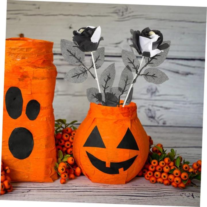 10St Schädel stieg Halloween-Blumen gotische Dekoration Rosenblumensträuße Halloween Party Halloween Spiele gefälschte Rose mit Rosenrequisite für Halloween Plastik