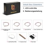 Led-lichtset compatibel met Lego Elphaba & Glinda figuren 75682 (geen model), decoratieve verlichtingsset compatibel met Elphaba & Glinda figuren, creatief speelgoed