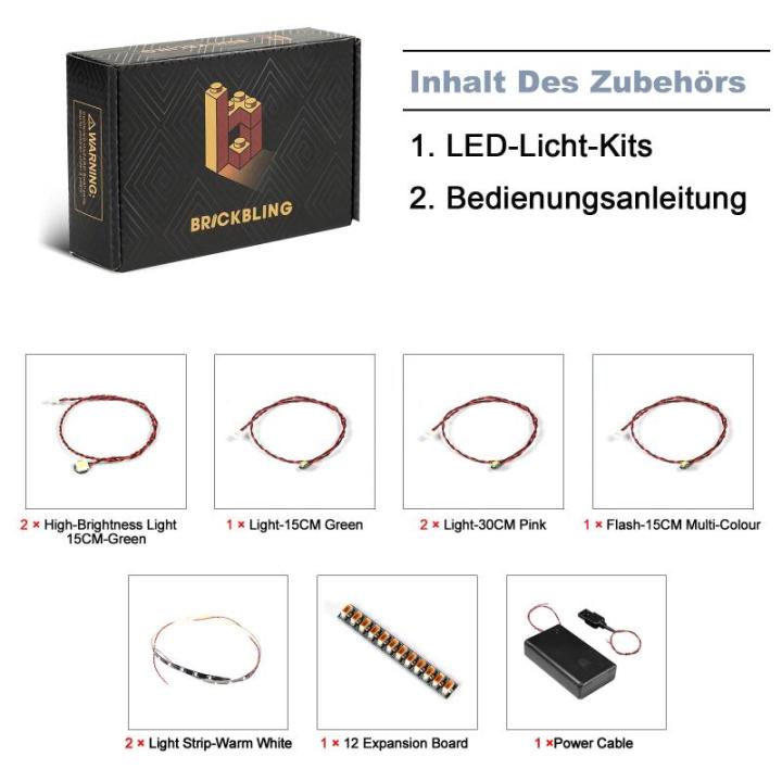 Led-lichtset compatibel met Lego Elphaba & Glinda figuren 75682 (geen model), decoratieve verlichtingsset compatibel met Elphaba & Glinda figuren, creatief speelgoed