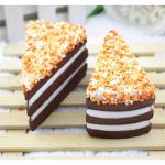 Fake Kuchen künstliche Kuchen 5PCS Gefälschte Kuchen Künstliche Schokolade Mousse Kuchen In Dreieck Form Modell Dekoration Küche Prop Realistisches Essen