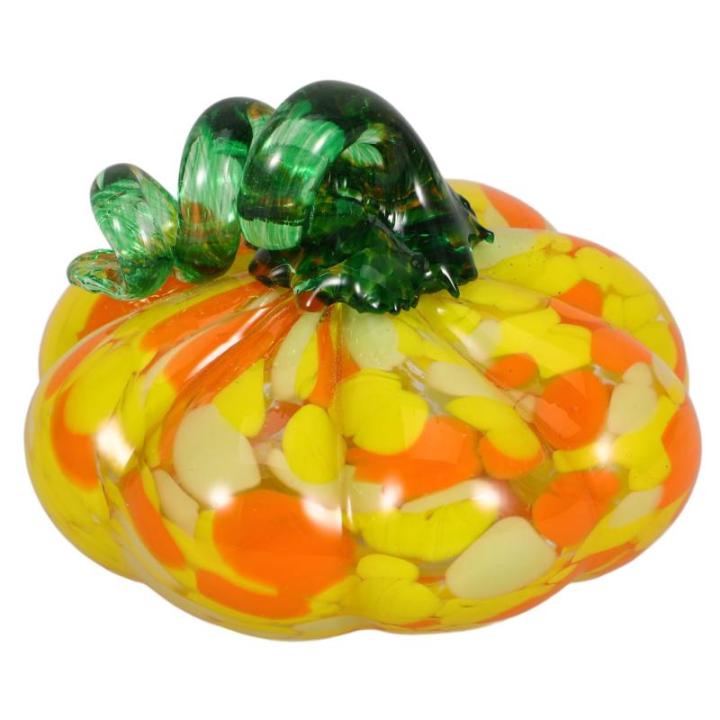 4 Stück Kürbishandwerk Kürbis-Requisite Kürbis im Herbst Kürbis-Tischdekoration Halloween Dekoration Herbst Dekoration bastelset Szenenlayout Glas Kleiner Kürbis Hausbedarf