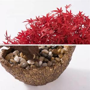 Künstlicher Bonsai-Baum Künstlicher Bonsai-Baum, 82,9 cm, großer roter Ahornblatt-Simulationsbaum, Zuhause, Wohnzimmer, Büro, Desktop-Dekoration, gefälschter Baum, gefälschte