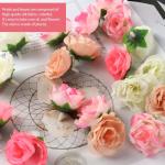 , 80 stuks, rozen, nepbloemen, decoratief, voor bruiloft, DIY, feestelijk, 4 kleuren