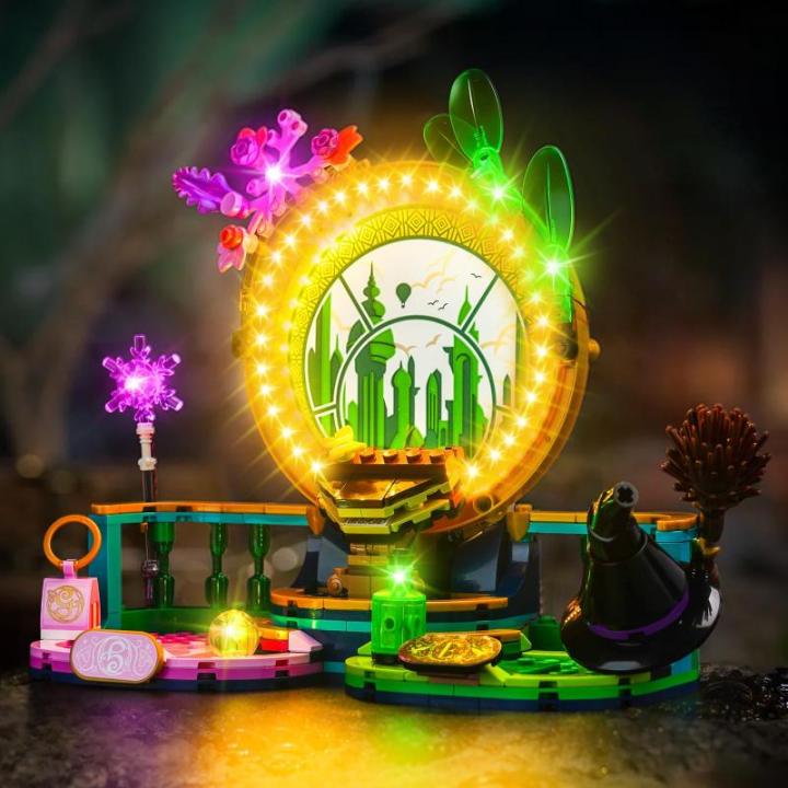 Led-lichtset compatibel met Lego Elphaba & Glinda figuren 75682 (geen model), decoratieve verlichtingsset compatibel met Elphaba & Glinda figuren, creatief speelgoed