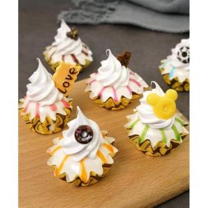 Fake Kuchen künstliche Kuchen 6 Stücke Künstliche Kuchen Realistische Simulation Nachahmung Gefälschte Lebensmittel Desserts Modell Für Geschäfte Decor Realistisches Essen