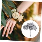 50 Stück Rosenkopf Künstliches Blumendekor Hochzeitsblumensträuße Miniatur-gartenzubehör Künstliche Rosenköpfe Hochzeitsblumenstrauß Rosa Künstliche Rosen Kunstblumen Spor