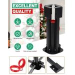 Künstlicher Weihnachtsbaumständer, Weihnachtsbaumsockel - Faltbare künstliche Baumstütze,Ersatz-Weihnachtsbaumbein aus Metall, Weihnachtsbaumzubehör für den Garten, den Garte