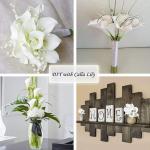20 stuks kunstmatige Calla lelie, bruid, latex, ware aanraking, familie, decoratie, feest, bruiloft, hotel, decoratie, boeket (wit-wit)