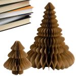 Waben Weihnachtsschmuck, 2 STÜCKE Desktop Weihnachtsbaum Ornament, Weihnachtsbaum-Dekoration Mit Mehrschichtiger Textur Für Weihnachtsfoto-Requisiten, Partydekoration