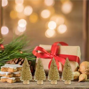 12 Weihnachtsbaum Deko Künstliche Mini-Weihnachtsbäume Aus Sisal,Miniatur Tannenbaum Baum Für Handwerk, Dekoration, Tischdekoration Miniatur Tannenbaum