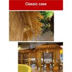 ZJGZDCPHDPB Palm Thatch Roll Künstliche Stroh Kunststoff Künstliche PVC Holzhaus Pavillon Fake Stroh Natürliche Dachdekoration Feuerfest Und Flammenhemmend Thatch Roll（Farbe:g
