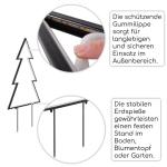 LED-Baum 180 LEDs, 51 cm hoch, mit Bodenstecker, Tannenbaum Outdoor S