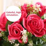 2 stuks kunstmatige blauweregen bloemen kunstmatige hangende mand plant wijnstok nep zijde hangende bloem voor tuin muur hek bruiloft balkon outdoor indoor huis deur decoratie