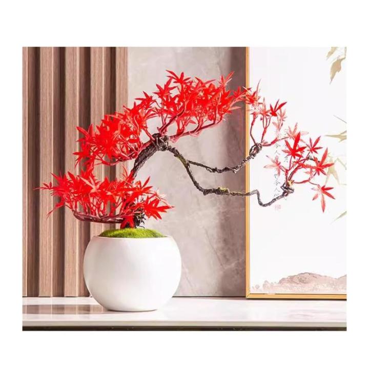 Künstlicher Bonsai-Baum Simulierte Willkommens-Kieferndekorationen im chinesischen Stil, Zypressen, kleine Pflanzen, Wohnzimmer, Heimdekorationen, künstliche Kiefer, Bonsai Küns