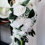 Wassertropfen Rose Hochzeit Brautstrauß Romantische Halten Blume Braut Brautsträuße Brautjungfer Blumenstrauß Valentinstag Dekoration