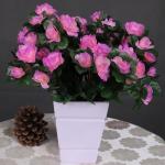 Artificial Flowers 33 cm Kunstpflanzen Kunstblumen Deko Blumen Künstlich Künstliche Blumen Pflanzen für Hausgarten Geburtstag Party Home Wedding Dekor 0512