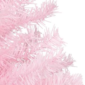 Künstlicher Weihnachtsbaum mit Ständer Christbaum Tannenbaum Kunstbaum Weihnachten Künstlicher Weihnachtsbaum Weihnachtsdeko Rosa 240 cm PVC
