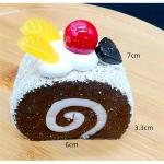 Fake Kuchen künstliche Kuchen Realistische Künstliche Simulation Kuchen Dessert Handwerk Fotografie Requisiten Gefälschte Schweizer Rolle Realistisches Essen(A)