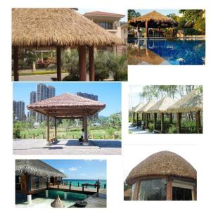 LYRWISHLTD Fake Thatch Simulation Kunststoff Thatch Fliesen PVC Thatch Dekoratives Dach Kunststoff Thatch Schuppen Farm Sun-Proof und wärmeisolierend Strohdach künstliche Thatch