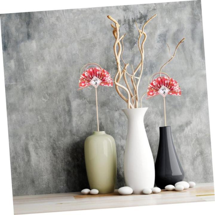2St Blumenstab Blumenpflücker 2022 Cupcake-Picks künstliche Blumenstiele DIY-Fan-Pick würfelunterlage einhelll Kollege Blumenstrauß-Stick DIY blumenarrangements Picks Plastik 
