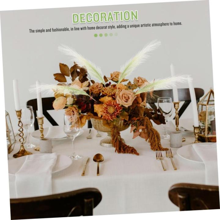 10 Stück Dekorationspflanze DIY Landschaftsdekor Künstliches Pampas Schilfrohr DIY Requisiten Schilfrohr Arrangements Für DIY Schilfrohr Arrangement Dekorrohr Für Vase