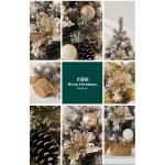 Mini-Weihnachtsbaum, silbergrau, 30 cm/45 cm/60 cm, Tischdekoration, für Zuhause und Büro, moderne kleine Weihnachtsbaumdekoration für festliche Präsentation (60 cm)