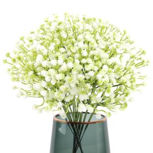 Gypsophila-, 10 stuks Gypsophila-planten, voor bruiloft, bruidsboeket, thuis, knutselen en decoratie