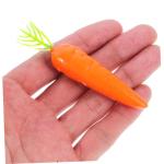 3 Sätze Karotte Künstliches Pflanzendekor DIY Gemüsehandwerk Mini Gefälschtes Gemüse Simulationsgemüse Ostergemüse-Modell Gemüse Spielzeug Möhren Schaumstoff Styropor 25 S