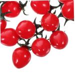 4 Stück Schnur Künstliche Kirschtomaten Künstliche Früchte Künstliche Früchte Gelbe Dekorationen Künstliche Pflanzendekoration Simulierte Tomaten Miniatur Dekoration Heim
