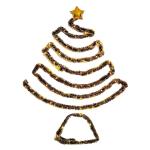Hängender Weihnachtsbaum, Wand-Weihnachtsbaum | Hängender beleuchteter Weihnachtsbaum - Weihnachtsdekoration, Partys, dekoratives Zubehör, platzsparender Baumschmuck zum Aufhän