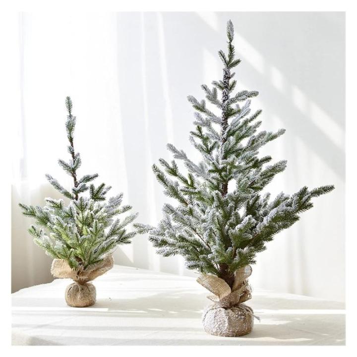 Weihnachts-Essentials, künstlicher Weihnachtsbaum, weißer künstlicher Baum, hängende Ornamente, kleine kleine zedernkiefern, neujahrsdekorationen, Lametta-Girlande, anwendbar f