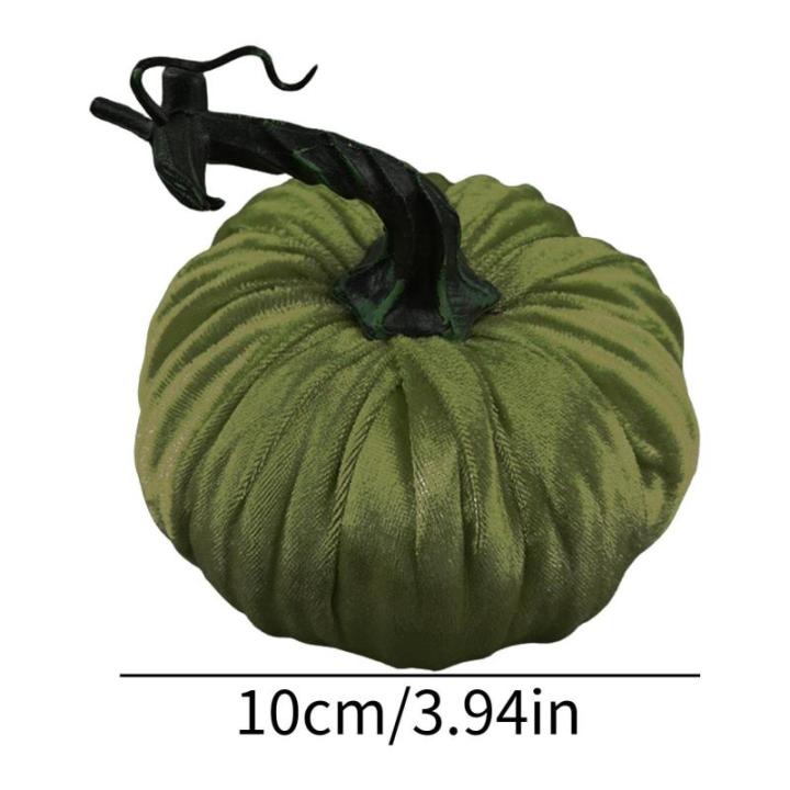 Kleine Samtkürbisse,Künstliche Kürbisse - Dekorativer Kunstschaum-,10 cm/3,9 Zoll Handgefertigte Herbsternte-Gemüse-Für Foto-Requisiten