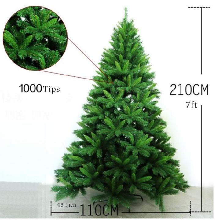 Künstlicher 4 5 6 7 8 Fuß großer Weihnachtsbaum, hochwertiger unbeleuchteter Weihnachtsbaum mit Scharnier und Metallständer, einfache Montage, für drinnen und draußen, 240 cm